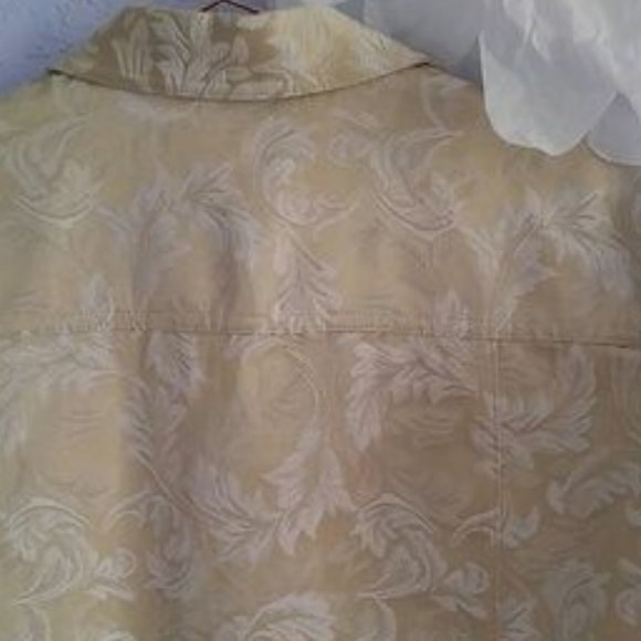 Heart of Palm Jacket Cotton Polyester Long Sleeve Collared SZ 14 - Picture 3 of 6